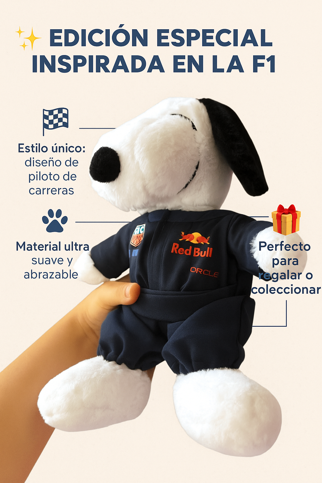Peluche de felpa x F1
